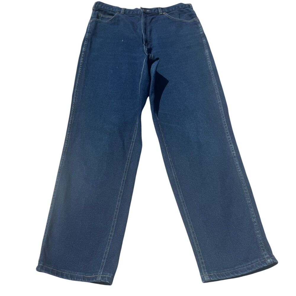 Vintage Cascade Blues Jeans Women 16 35x29 High Rise Straight Leg Made in USA